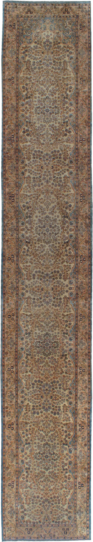 Antique Lavar Kerman Runner, No.18561 - Galerie Shabab