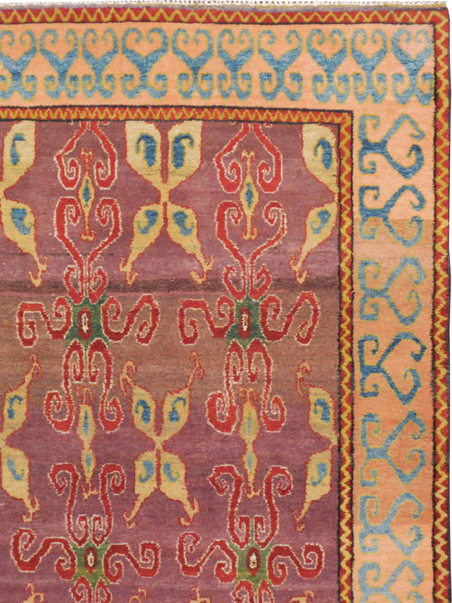 Vintage Indian Lahore Carpet, No.18562 - Galerie Shabab