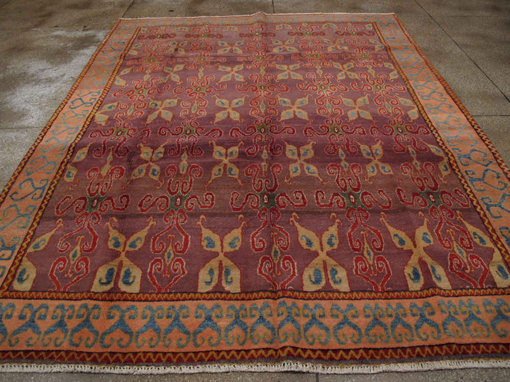 Vintage Indian Lahore Carpet, No.18562 - Galerie Shabab