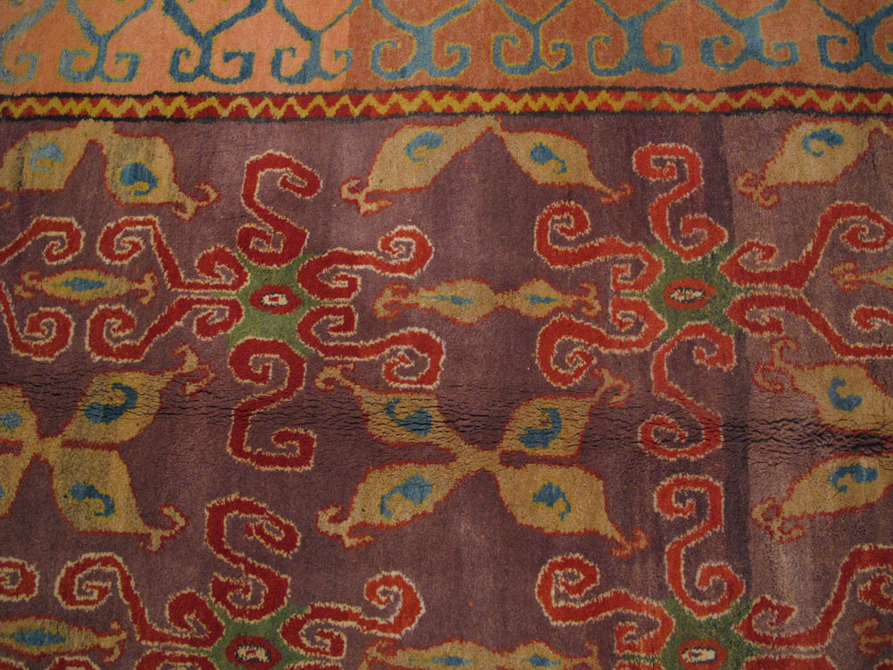 Vintage Indian Lahore Carpet, No.18562 - Galerie Shabab
