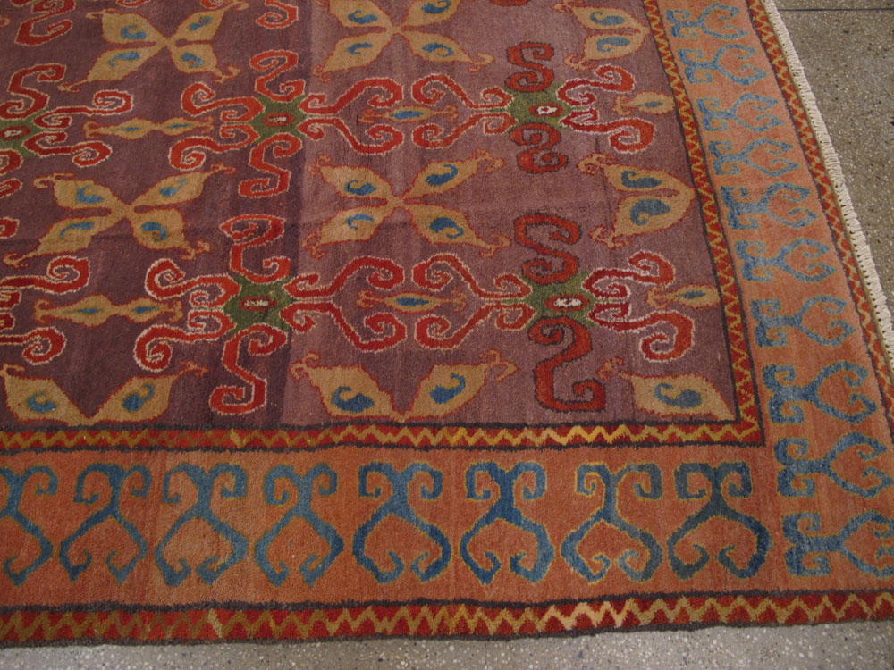 Vintage Indian Lahore Carpet, No.18562 - Galerie Shabab