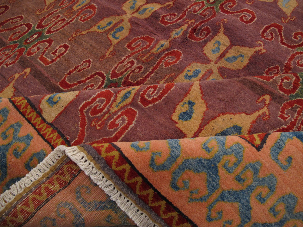 Vintage Indian Lahore Carpet, No.18562 - Galerie Shabab