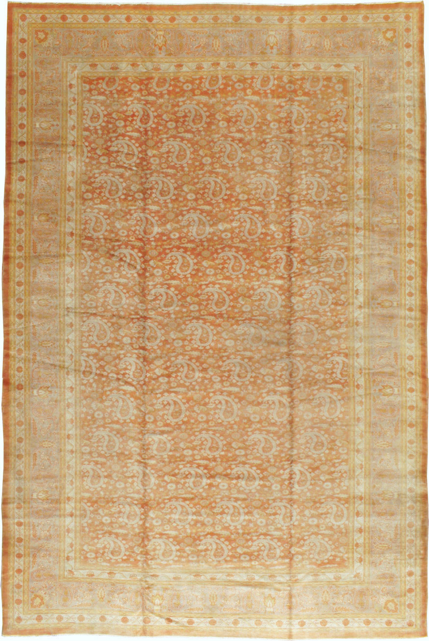 Antique Turkish Oushak Carpet, No.18569 - Galerie Shabab