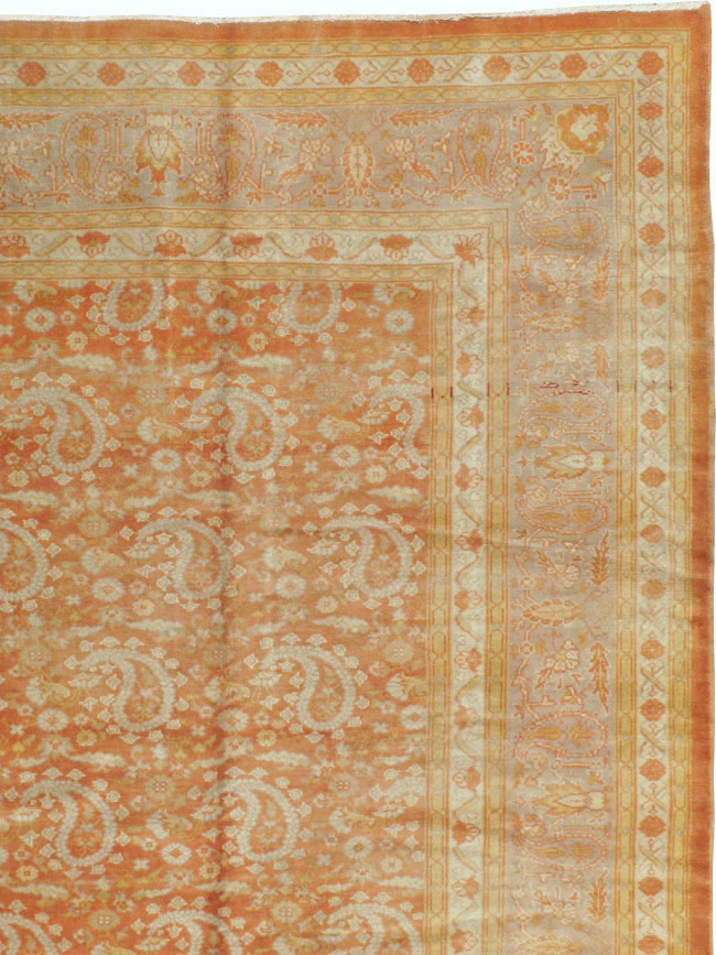Antique Turkish Oushak Carpet, No.18569 - Galerie Shabab