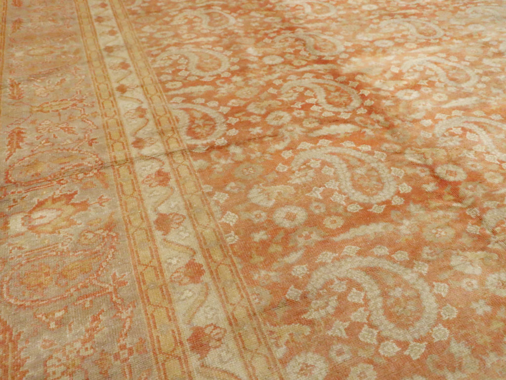 Antique Turkish Oushak Carpet, No.18569 - Galerie Shabab