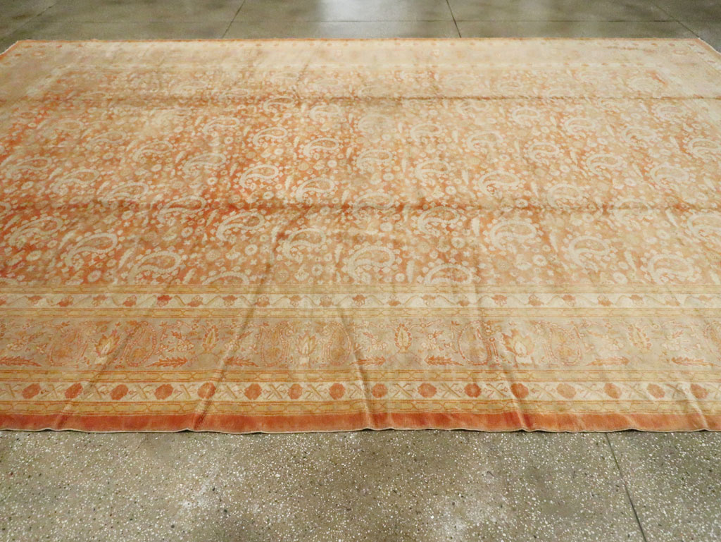 Antique Turkish Oushak Carpet, No.18569 - Galerie Shabab