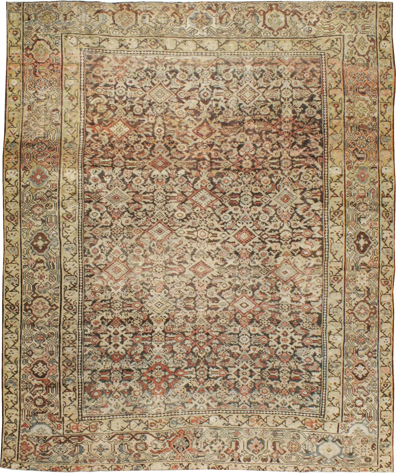 Antique Persian Mahal Carpet, No.18572 - Galerie Shabab