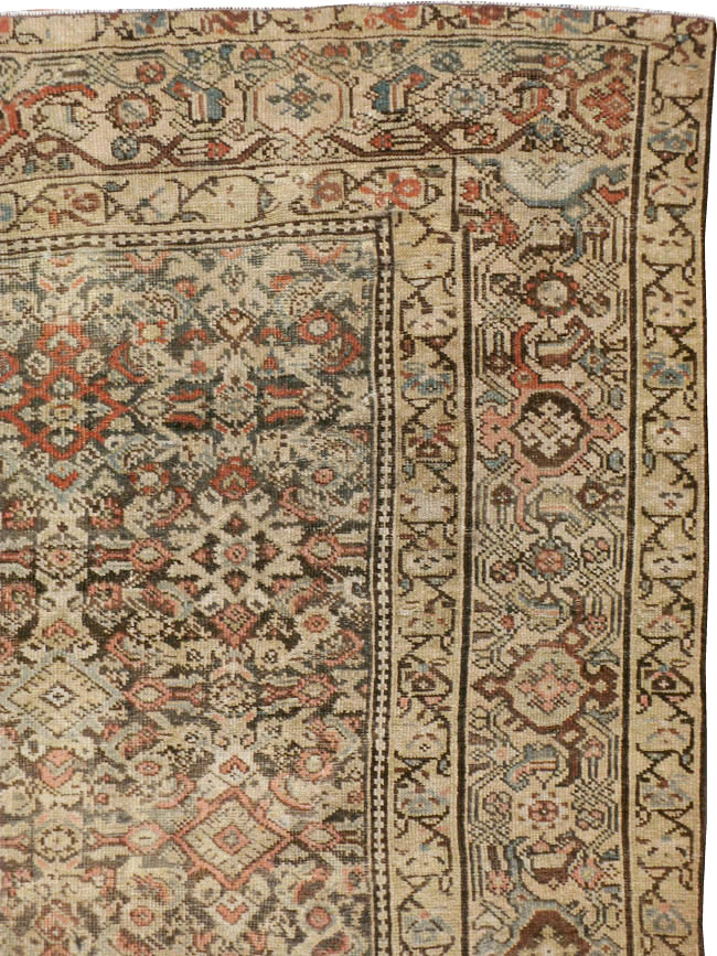 Antique Persian Mahal Carpet, No.18572 - Galerie Shabab