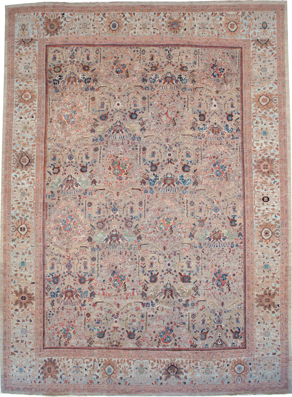 Antique Persian Mahal Carpet, No.18579 - Galerie Shabab