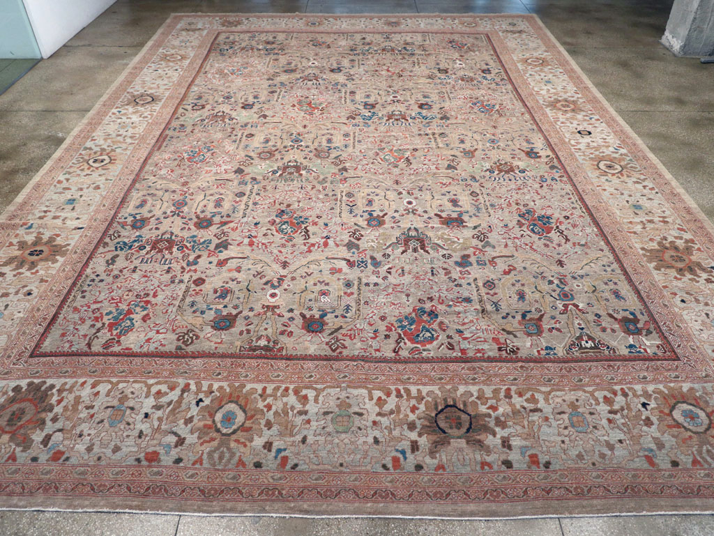 Antique Persian Mahal Carpet, No.18579 - Galerie Shabab