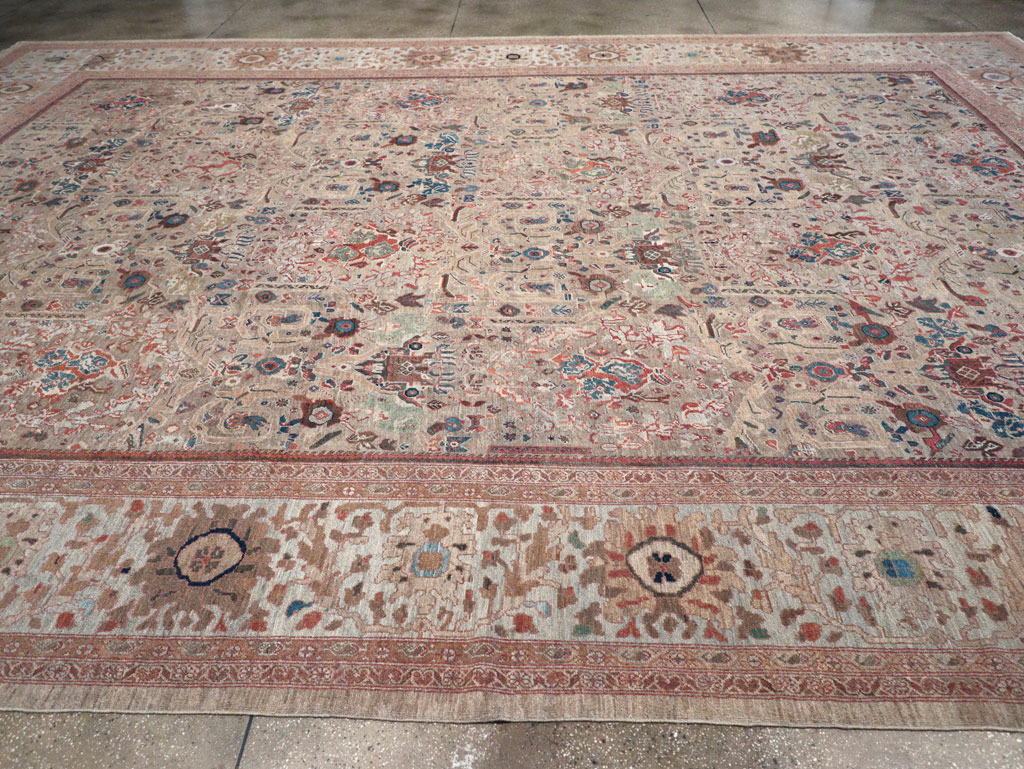 Antique Persian Mahal Carpet, No.18579 - Galerie Shabab