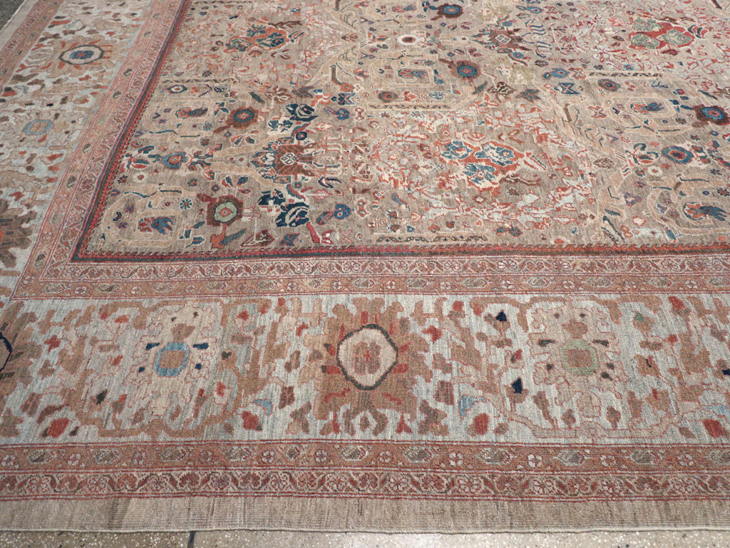 Antique Persian Mahal Carpet, No.18579 - Galerie Shabab