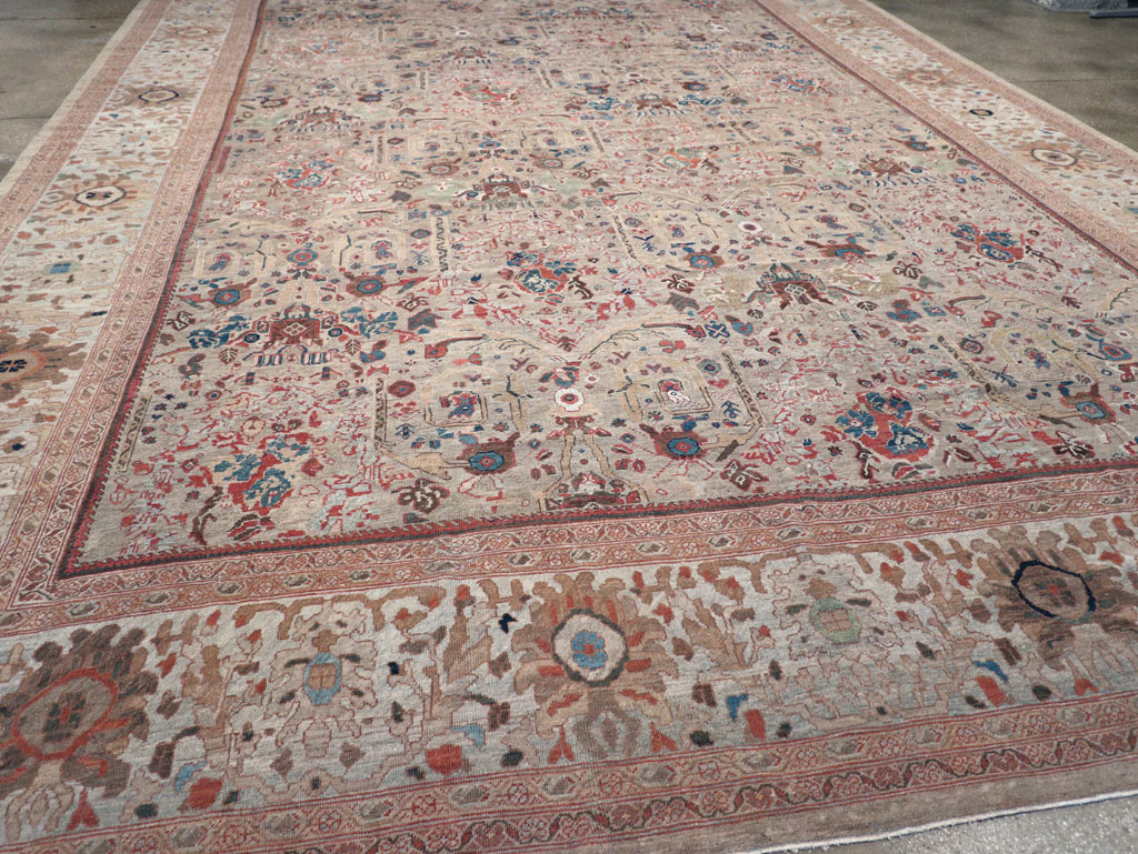 Antique Persian Mahal Carpet, No.18579 - Galerie Shabab