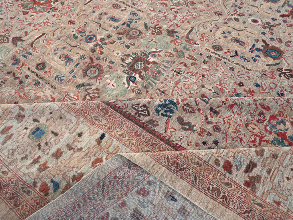 Antique Persian Mahal Carpet, No.18579 - Galerie Shabab