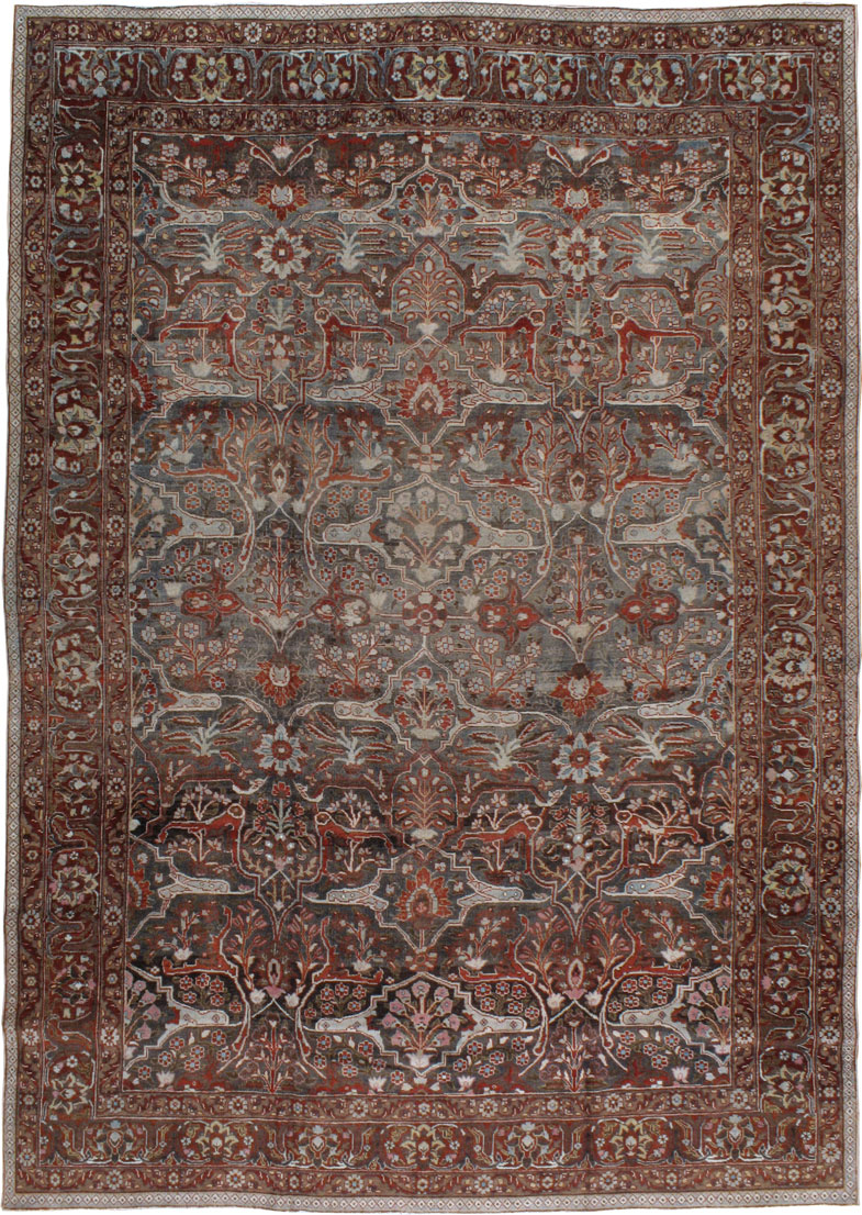 Antique Tabriz Carpet, No.18591 - Galerie Shabab