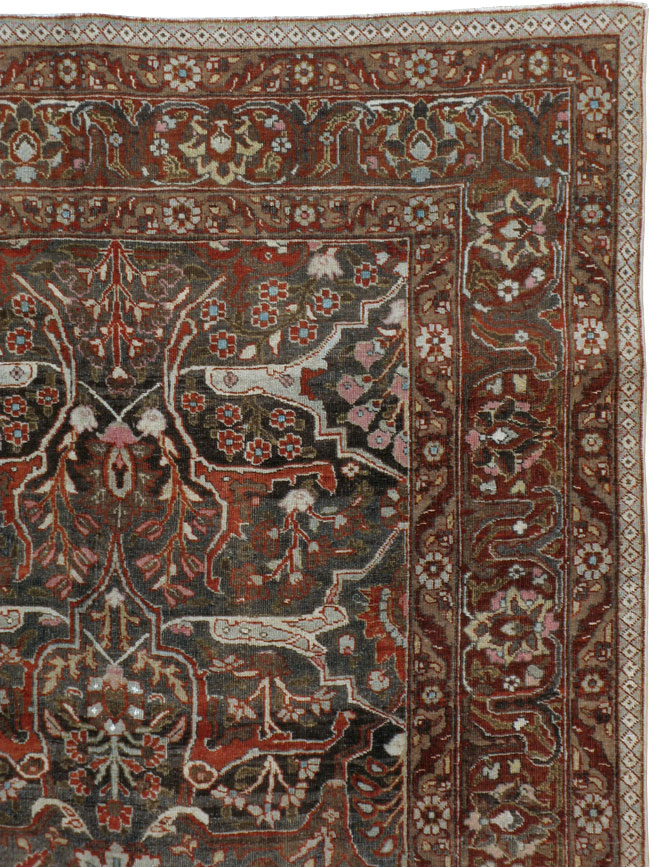 Antique Tabriz Carpet, No.18591 - Galerie Shabab