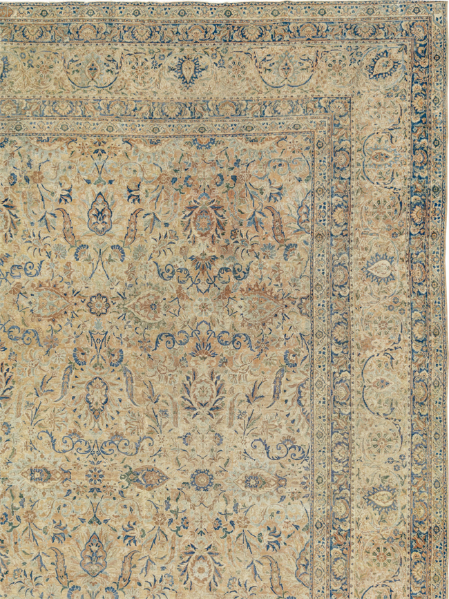 Antique Persian Lavar Kerman Oversize Carpet, No.18592 - Galerie Shabab