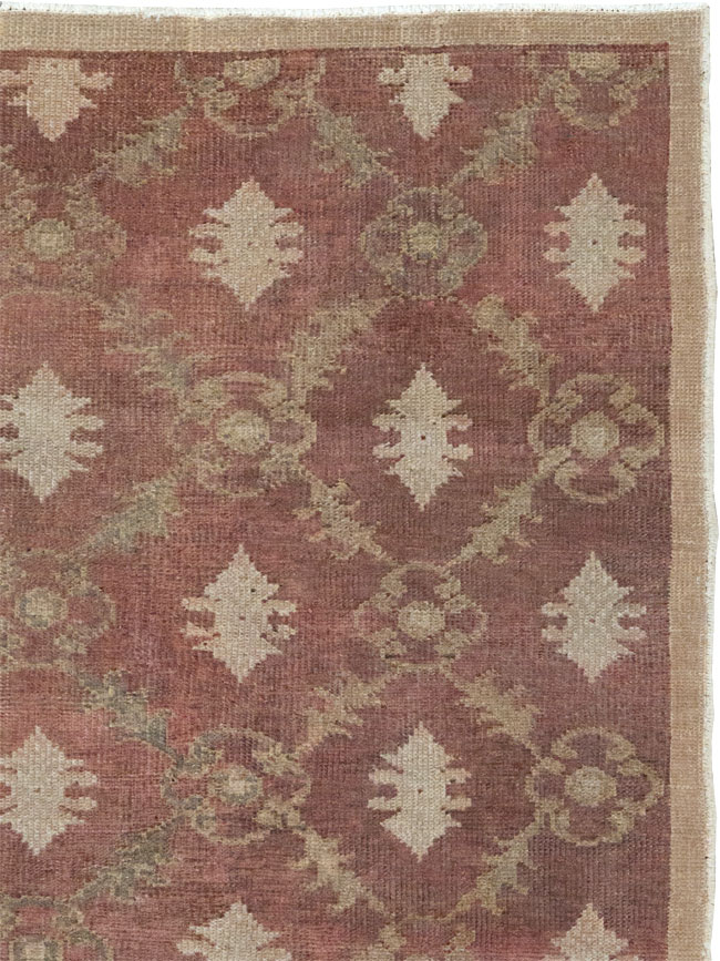 Vintage Turkish Anatolian Throw Rug, No.18618 - Galerie Shabab