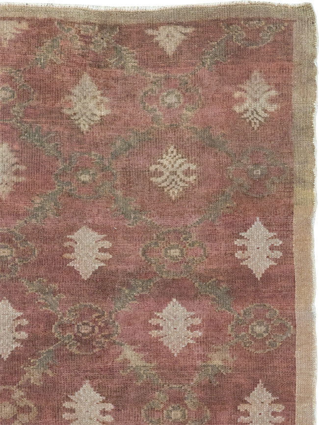 Vintage Turkish Anatolian Throw Rug, No.18618 - Galerie Shabab
