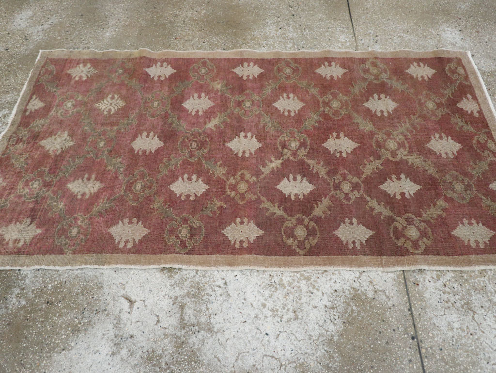 Vintage Turkish Anatolian Throw Rug, No.18618 - Galerie Shabab