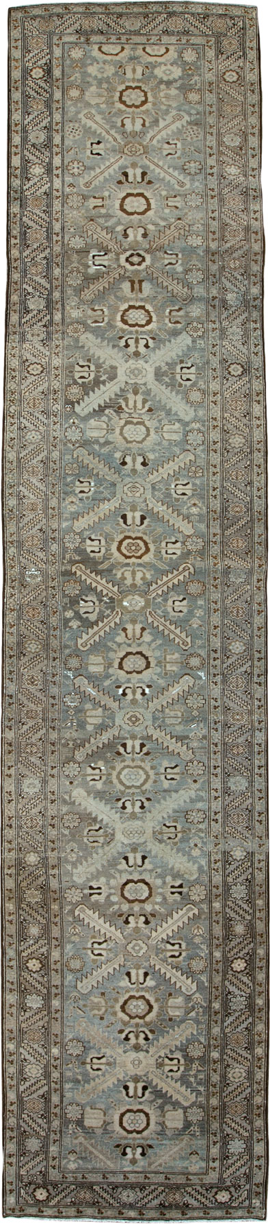 Vintage Persian Malayer Runner, No.18623 - Galerie Shabab