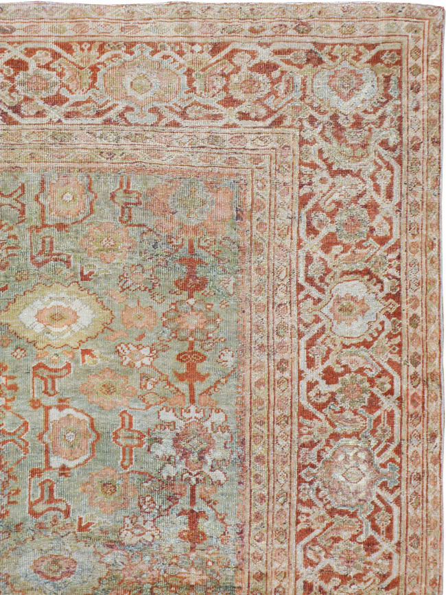 Antique Persian Mahal Rug, No.18624 - Galerie Shabab