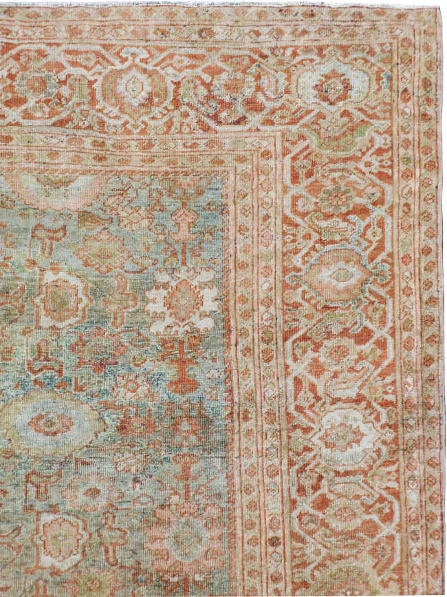 Antique Persian Mahal Rug, No.18624 - Galerie Shabab