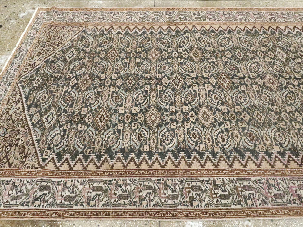 Vintage Persian Malayer Carpet, No.18637 - Galerie Shabab