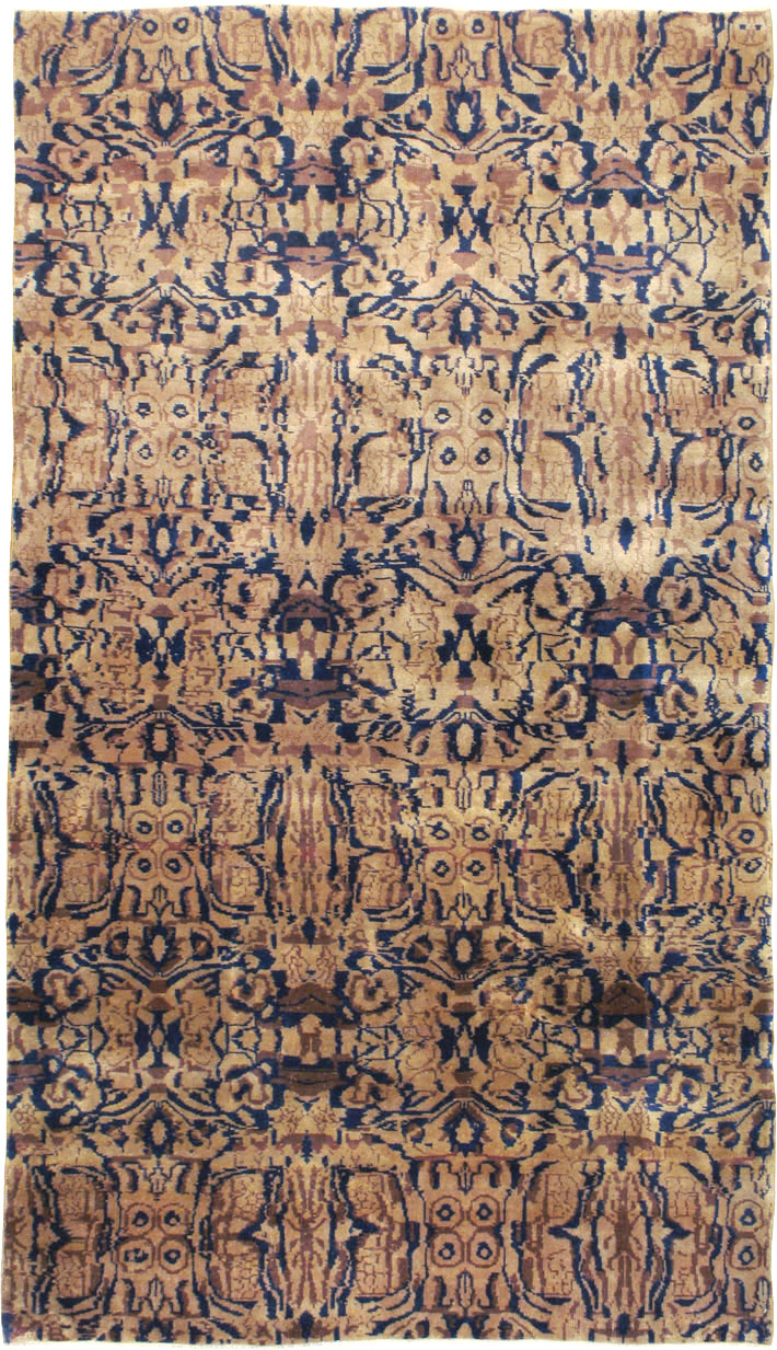 Vintage Indian Lahore Carpet, No.18650 - Galerie Shabab