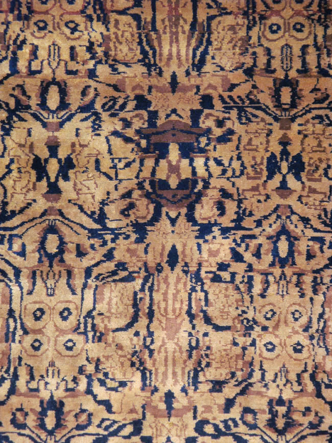 Vintage Indian Lahore Carpet, No.18650 - Galerie Shabab