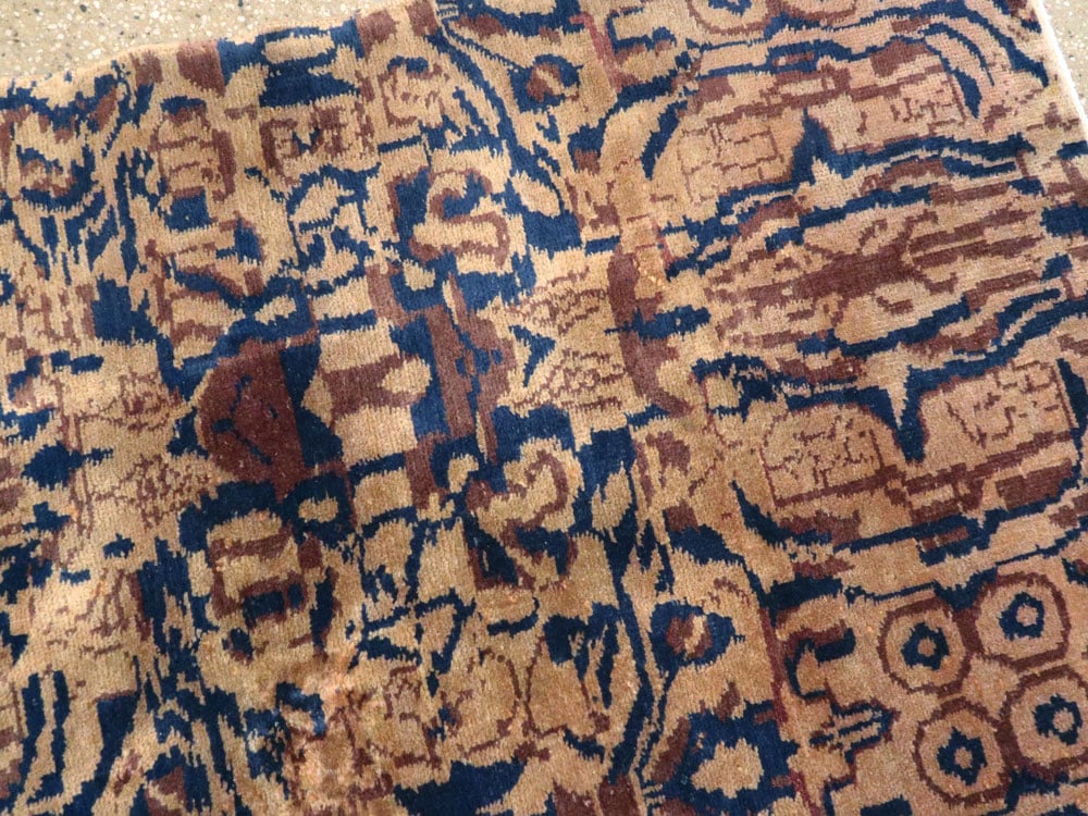 Vintage Indian Lahore Carpet, No.18650 - Galerie Shabab