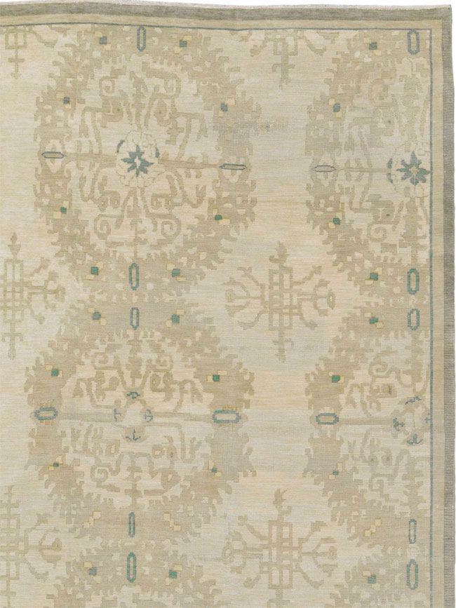 Modern Indian Lahore Large Room Size Carpet, No.18659 - Galerie Shabab