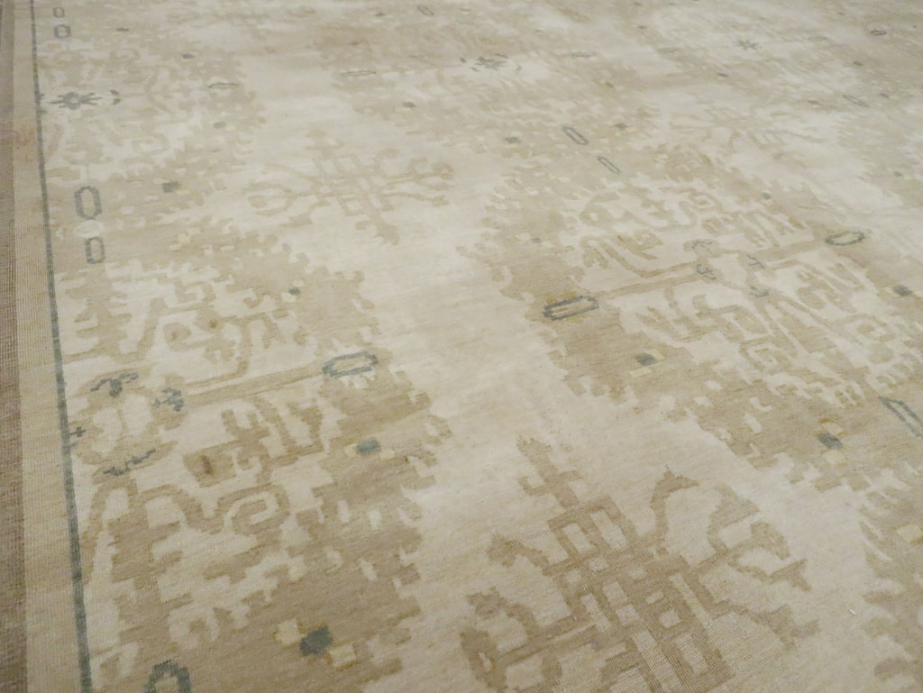 Modern Indian Lahore Large Room Size Carpet, No.18659 - Galerie Shabab