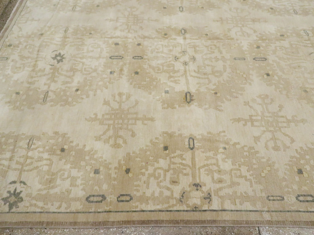 Modern Indian Lahore Large Room Size Carpet, No.18659 - Galerie Shabab