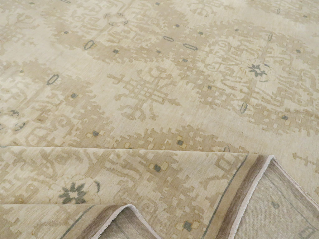 Modern Indian Lahore Large Room Size Carpet, No.18659 - Galerie Shabab