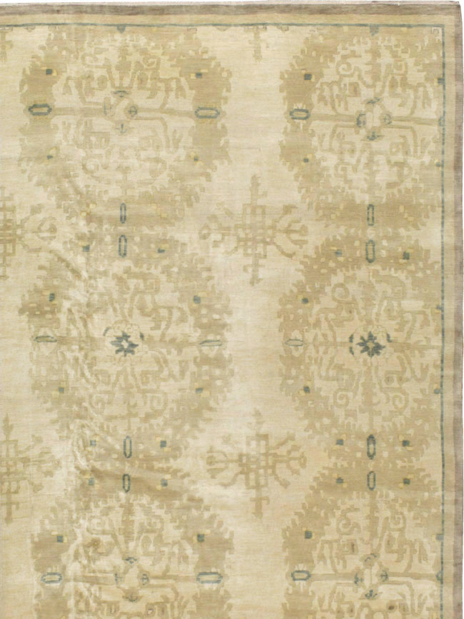 Vintage Indian Lahore Oversize Carpet, No.18660 - Galerie Shabab