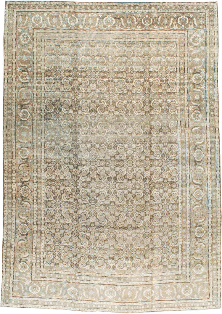 Antique Persian Tabriz Carpet, No.18662 - Galerie Shabab