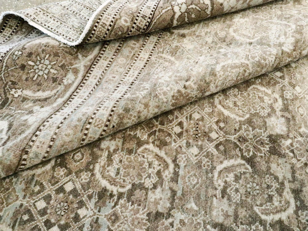 Antique Persian Tabriz Carpet, No.18662 - Galerie Shabab