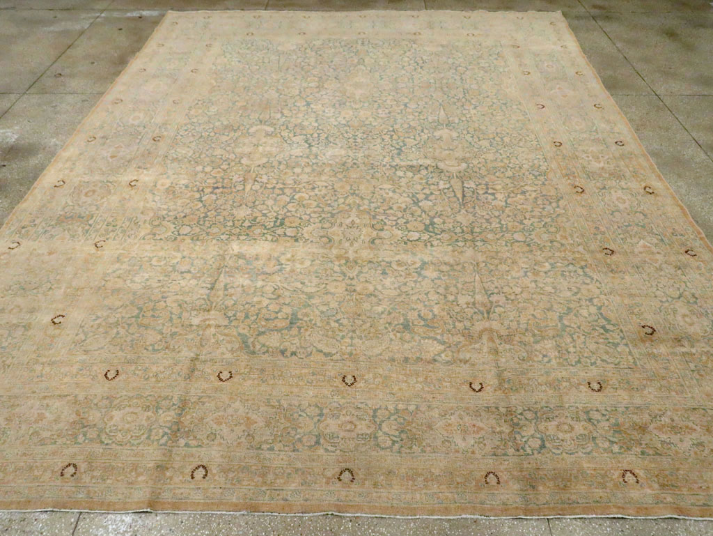 Antique Persian Mashad Carpet, No.18663 - Galerie Shabab