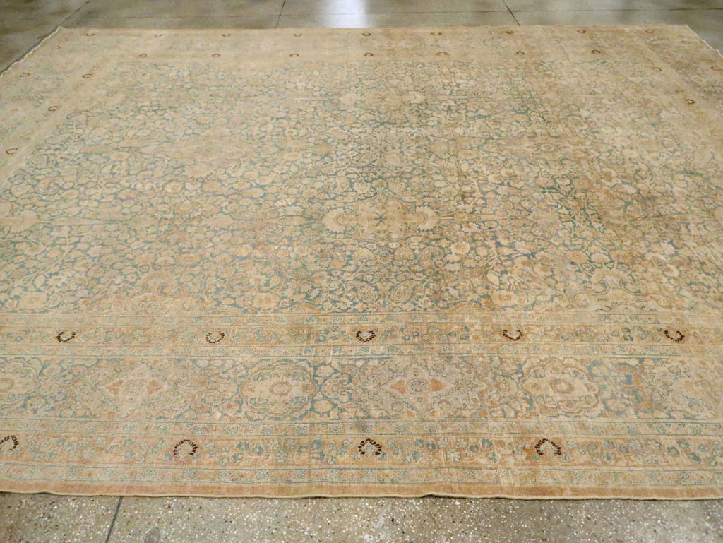 Antique Persian Mashad Carpet, No.18663 - Galerie Shabab