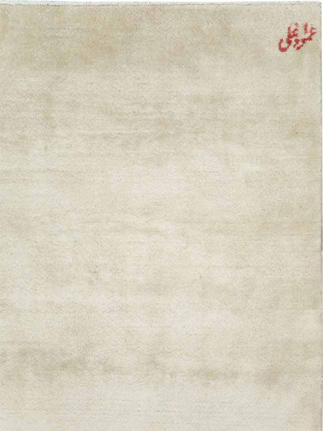 Vintage Persian Mashad Deco Style Rug (Pair: 1 of 2), No.18666 - Galerie Shabab