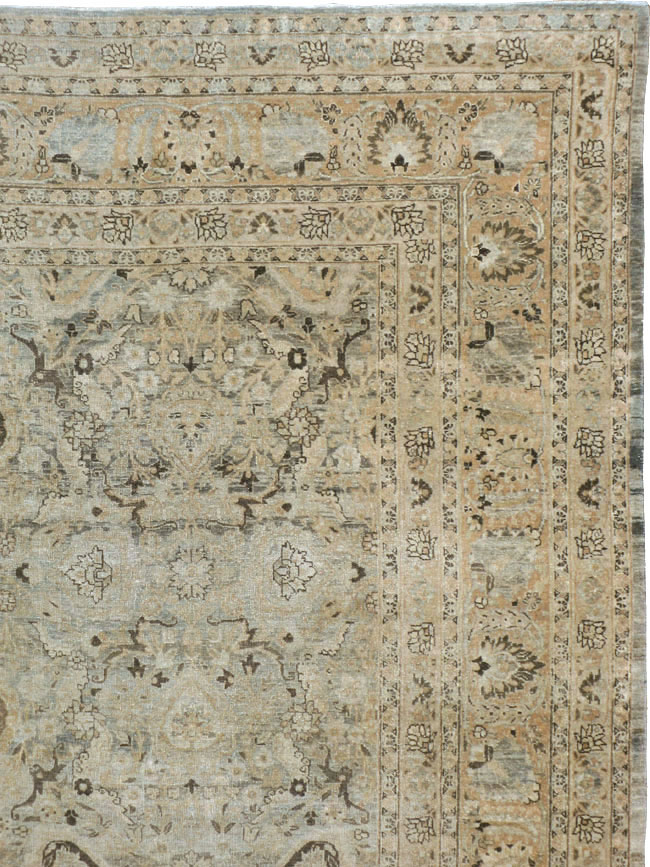 Antique Persian Tabriz Carpet, No.18668 - Galerie Shabab