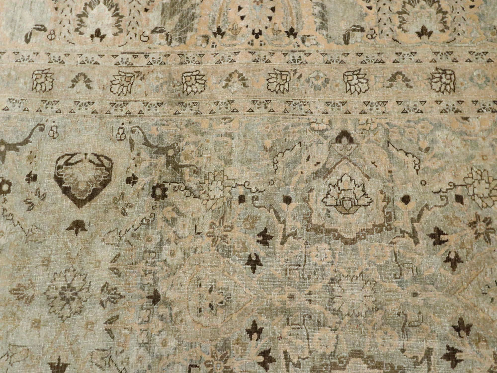 Antique Persian Tabriz Carpet, No.18668 - Galerie Shabab
