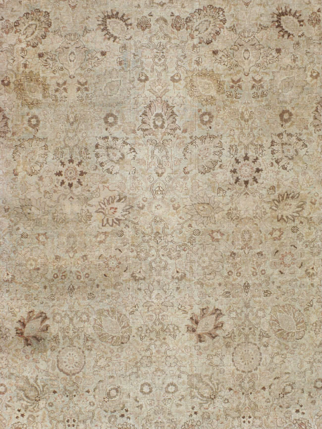 Antique Persian Tabriz Carpet, No.18669 - Galerie Shabab
