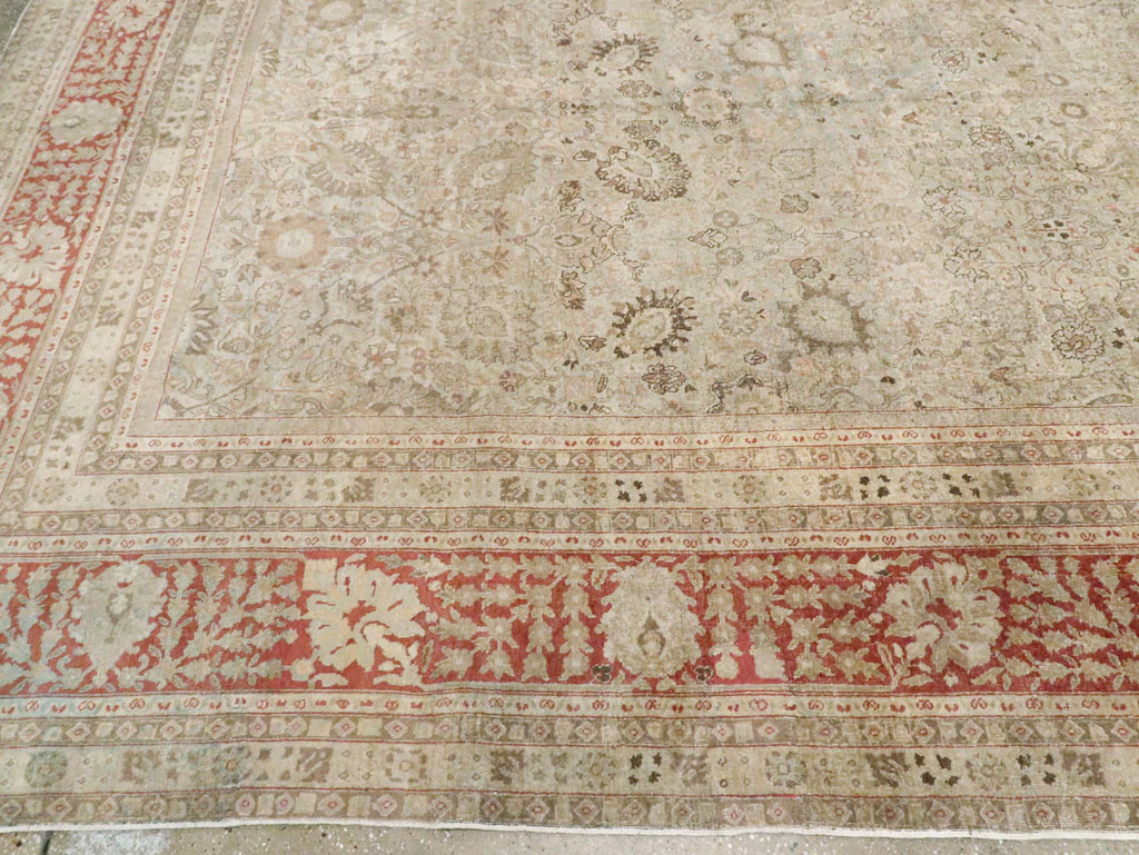 Antique Persian Tabriz Carpet, No.18669 - Galerie Shabab