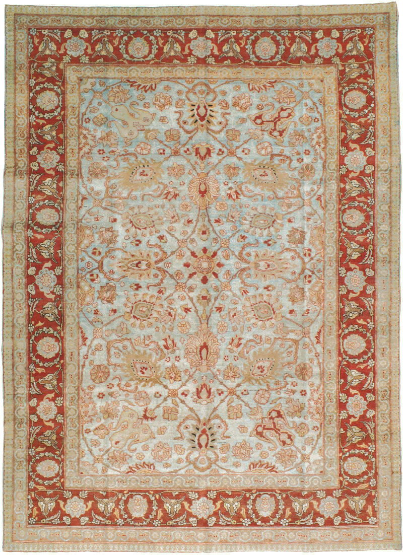 Antique Persian Tabriz Carpet, No.18670 - Galerie Shabab