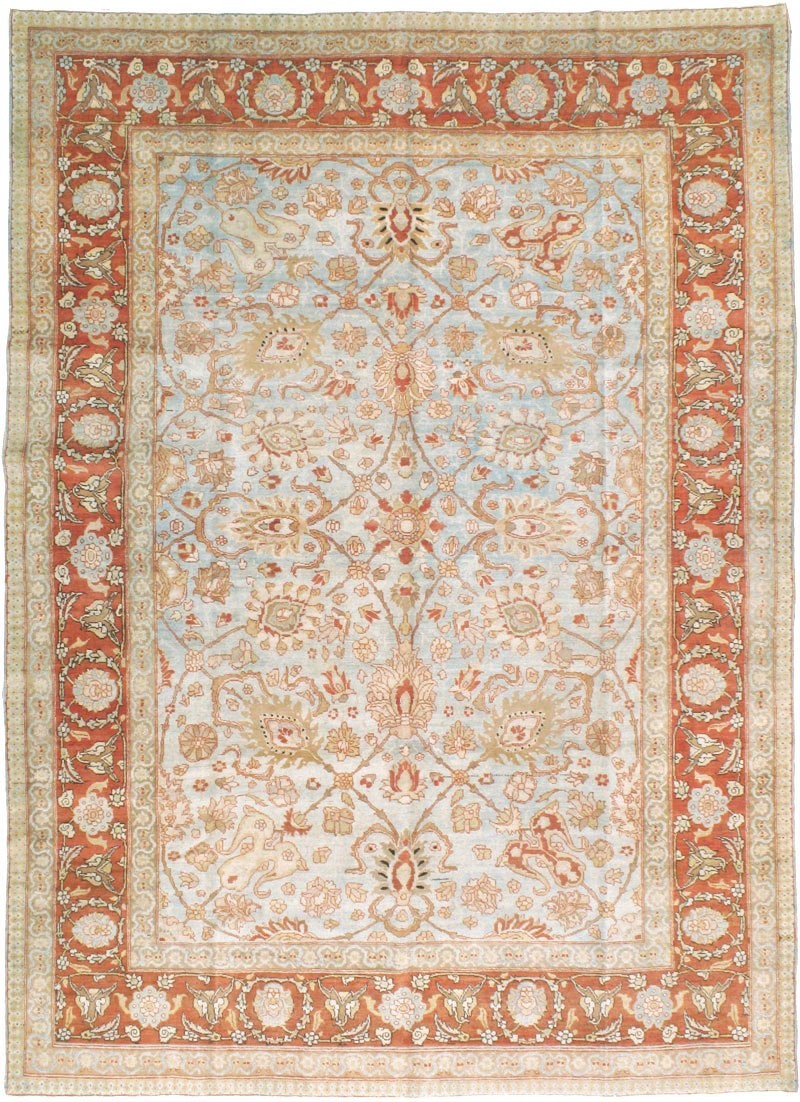 Antique Persian Tabriz Carpet, No.18670 - Galerie Shabab