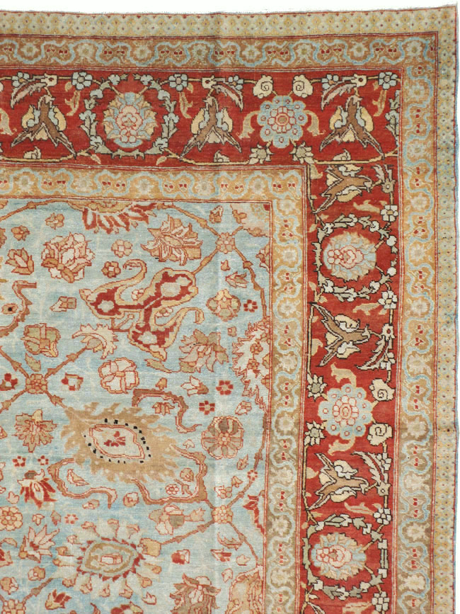 Antique Persian Tabriz Carpet, No.18670 - Galerie Shabab