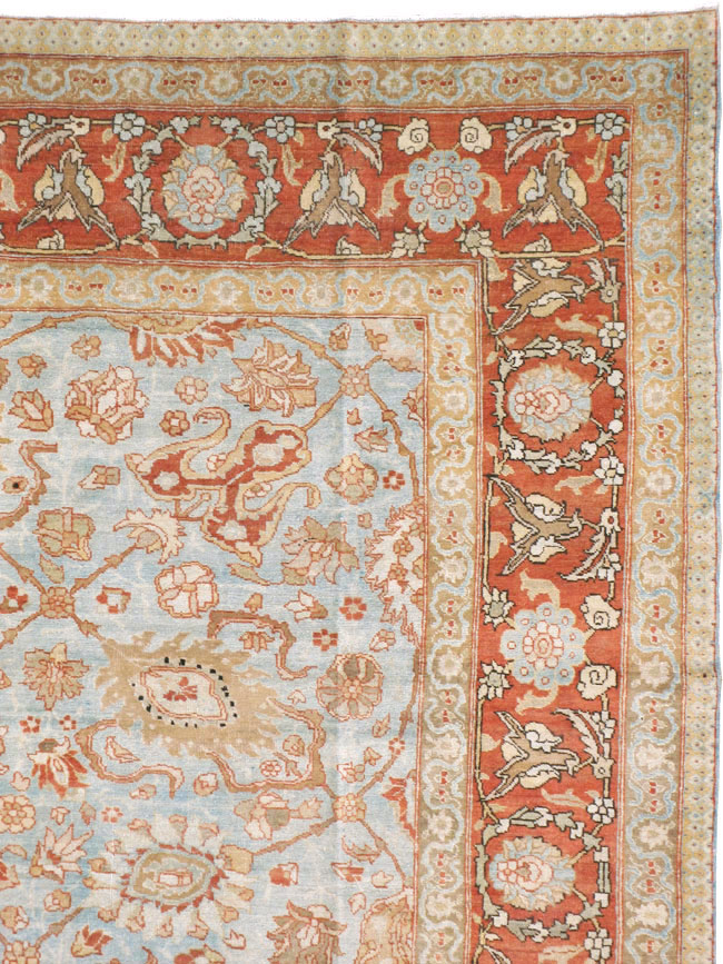 Antique Persian Tabriz Carpet, No.18670 - Galerie Shabab