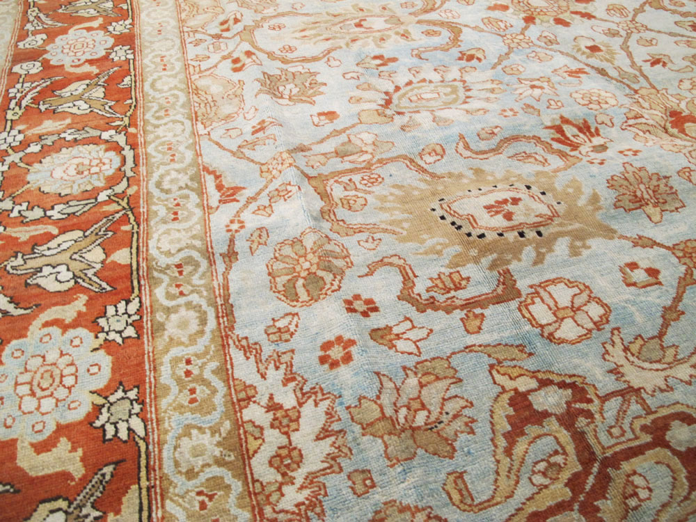 Antique Persian Tabriz Carpet, No.18670 - Galerie Shabab